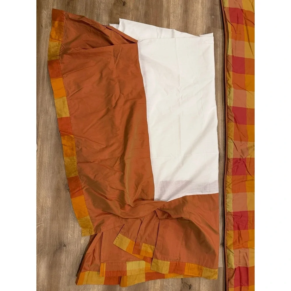 Pacific Coast Queen Silk Comforter, Bed Skirt and Shams